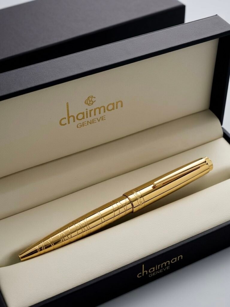 قلم "Chairman Geneve" الذهبي – أناقة تخطّ ملامح النجاح