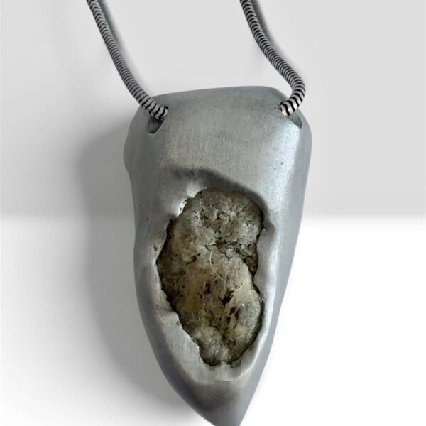FORMENTERA – Handmade Natural Quartz Crystal Geode Necklace – One of a Kind